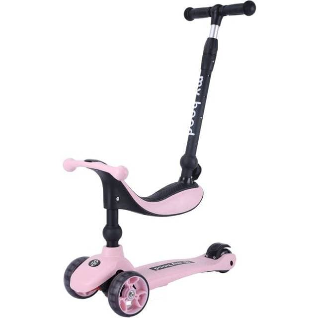 My Hood Kick n Ride Løbehjul Pink