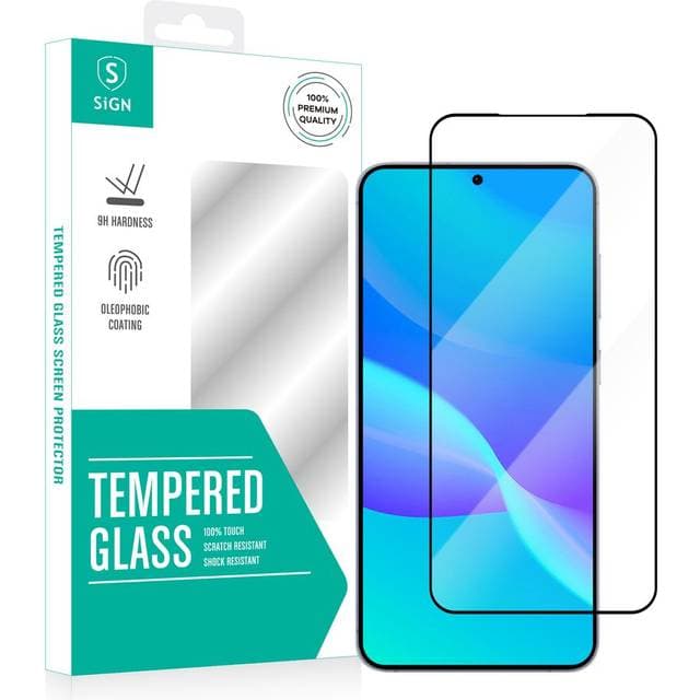SiGN Samsung Galaxy S25 Plus Skærmbeskyttelse Hærdet Glas Ultrasonic Fingerprint Unlock