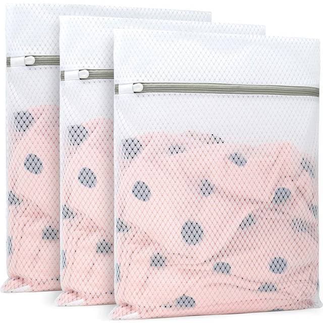 Shein Durable Diamond Mesh Laundry Bags - 12 x 16 Inches