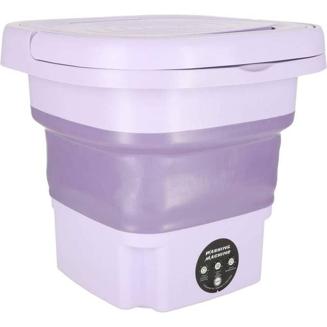 Ikonka Mini Vaskemaskine Foldbar 8 L Lilla