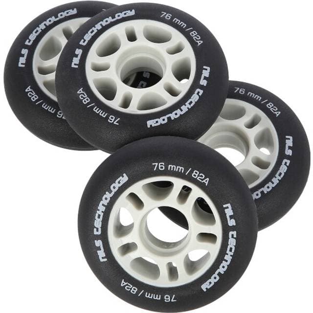 Nils Extreme PU 76x24 82A Black Matte Hjul 4 stk