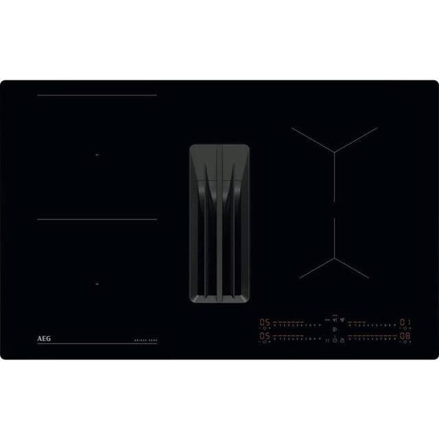 AEG Induktionskogeplade Med Emhætte 80 cm TH84CB03CB