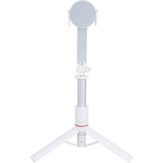 A-One Brand Selfie Stick Med Fjernbetjening Til Bluetooth Stativ Kompatibel Med MagSafe SSTR-C09 Hvid