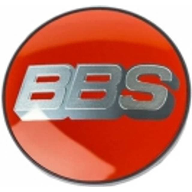 BBS Centerkapsel ø70,6mm Sølv/Rød Nürburgring-Edition