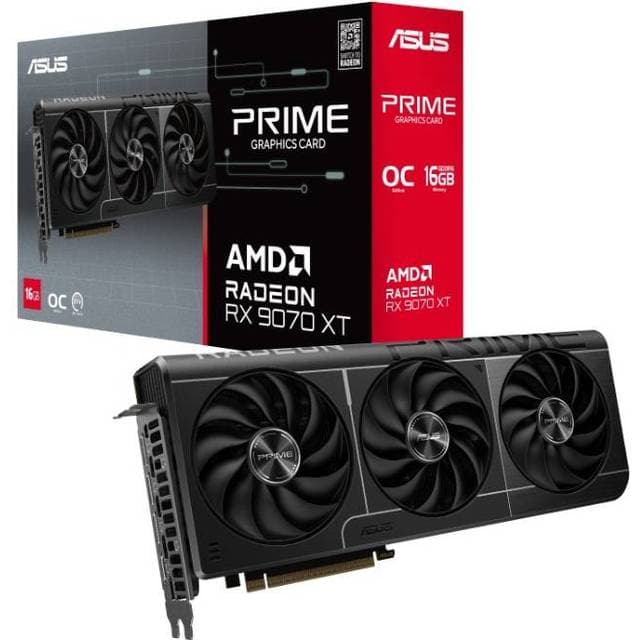 ASUS Prime Radeon RX 9070 XT OC HDMI 3xDP 16GB