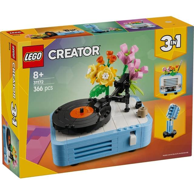 LEGO Creator 3 in 1 Record Player with Flowers 31172
