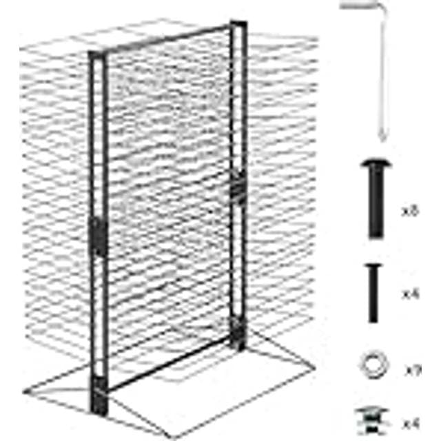 VEVOR Art Tørrestativ 50 Flytbare Hylder - Maling
