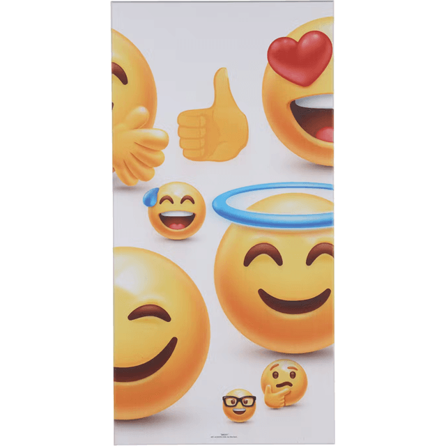 Fibrotech Akustikbillede Emoji II hvid 9x600x1200 mm
