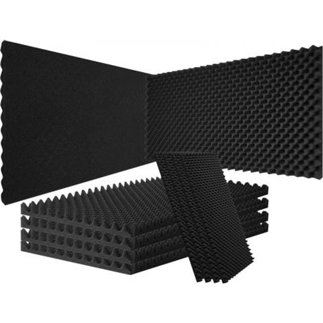 VEVOR Akustiske Skumpaneler 2 Pakke 48 x 24 x 2 Tommer