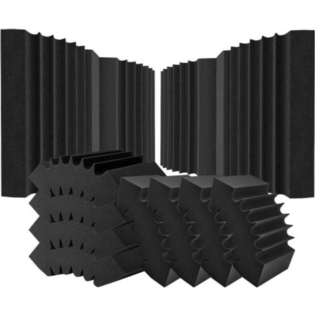 VEVOR Akustiske Skumpaneler 4 Pakke 16.5 x 6.3 x 12