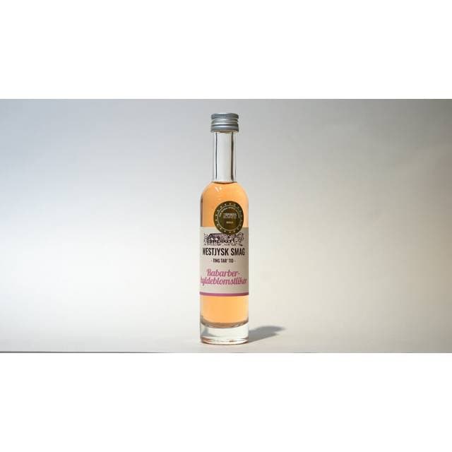 Westjysk Smag Rabarber Hyldeblomst Likør 100 ml 70 cl