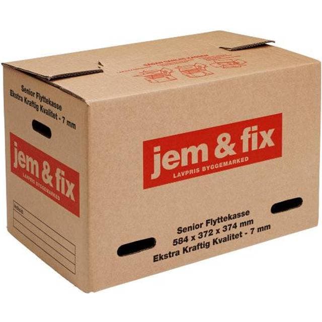Jem & Fix Senior Flyttekasse 7 mm L584 x B372 x H374 mm