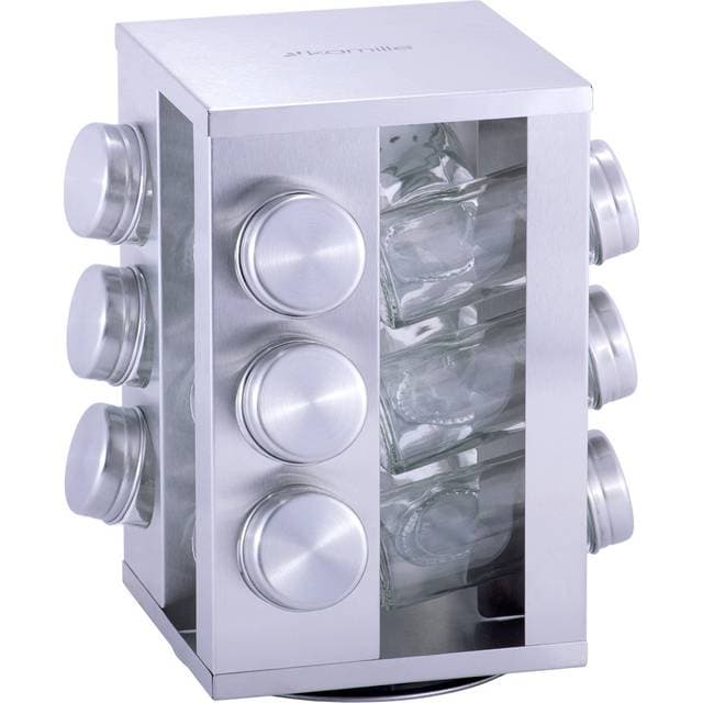 Kamille Roterende Krydderihylde 12 Dele KM-7033