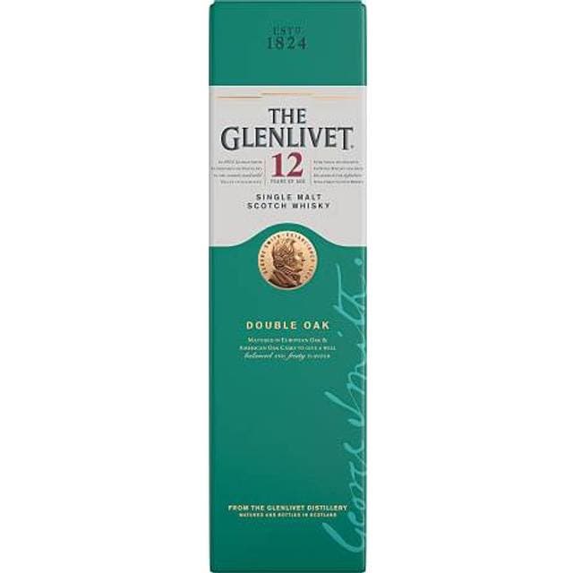 The Glenlivet Single Malt Scotch Whisky 12 år På lager i butik 40% 70 cl
