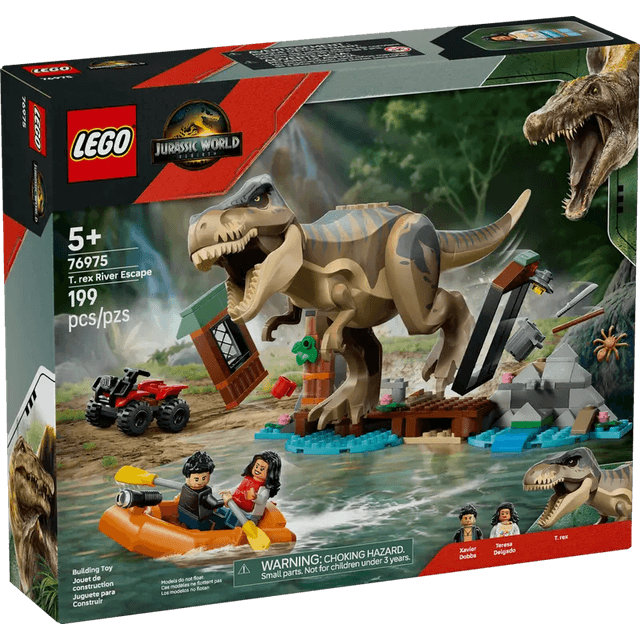 LEGO Jurassic World Bådflugt för T Rex 76975