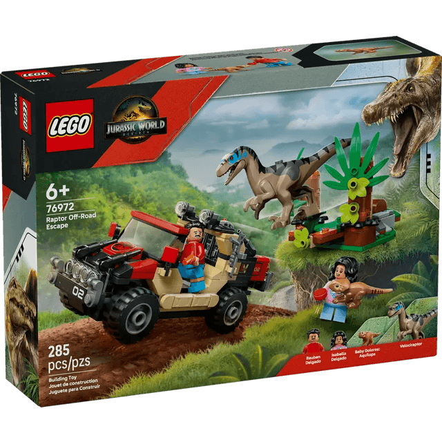 LEGO Jurassic World Offroad-flugt fra Raptor 76972