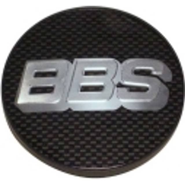 BBS Centerkapsel ø 64,5 mm Sølv/Carbon
