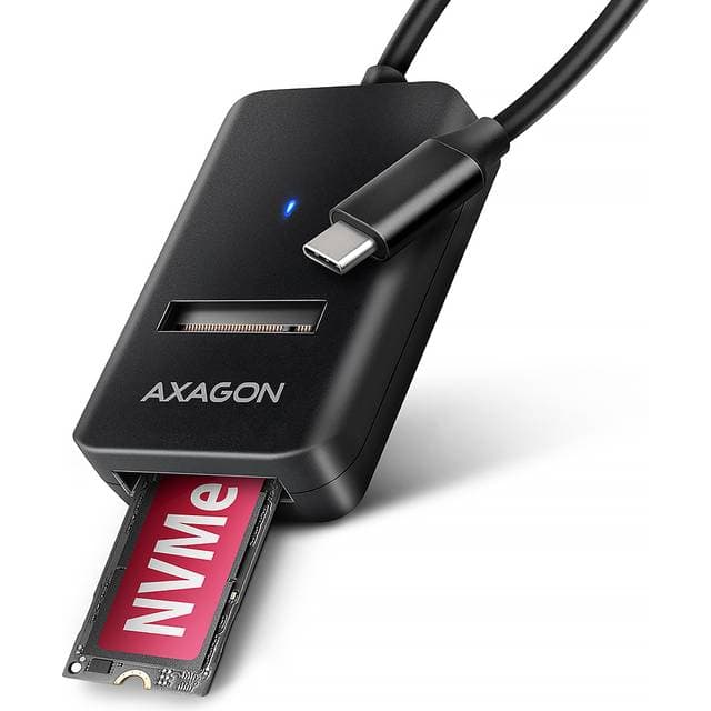 Axagon USB-C 3.2 Gen2 M.2 NVMe SATA SSD Adapter