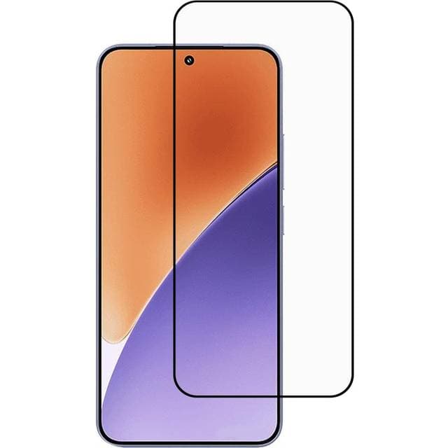 INCOVER Xiaomi 15 Full Fit Hærdet Skærmbeskyttelsesglas Gennemsigtig Sort Kant