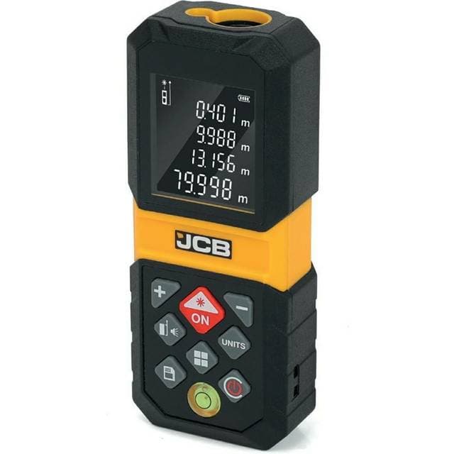 JCB Laserafstandsmåler 80m LCD Skærm USB C Opladning