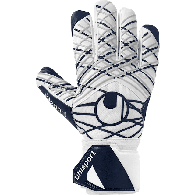 Uhlsport Målmandshandske Supersoft HN Hvid Navy Sølv