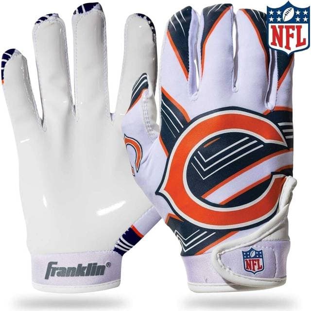 Franklin Sports Chicago Bears Youth NFL Football Receiver Gloves