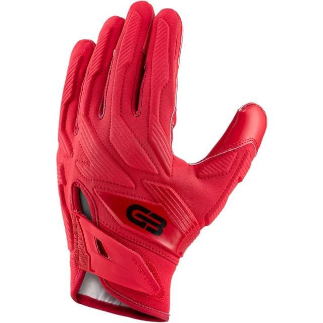 Grip Boost Men's Raptor 2.0 Football Gloves Red Small