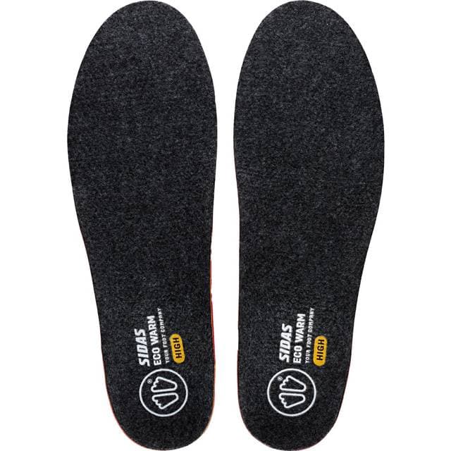 Sidas 3feet Eco Warm High Indlægssål Sort Rød
