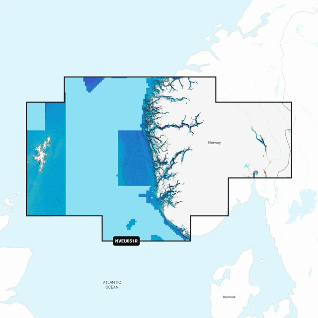 Garmin NVEU051R-GNV+ Norway Lista to Sognefjord