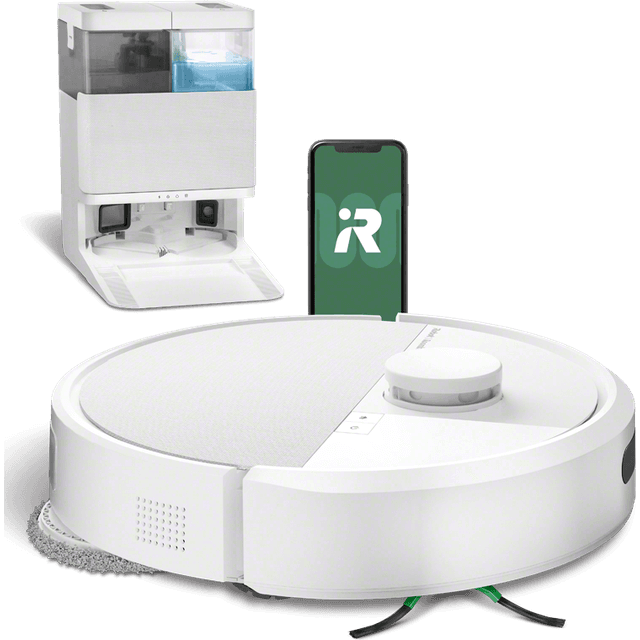 iRobot Roomba Plus 405 Combo + AutoWash-dock Hvid