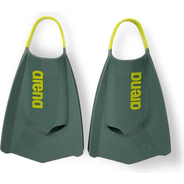 Arena Svømmefødder Powerfin Pro Mørkegrøn Gul