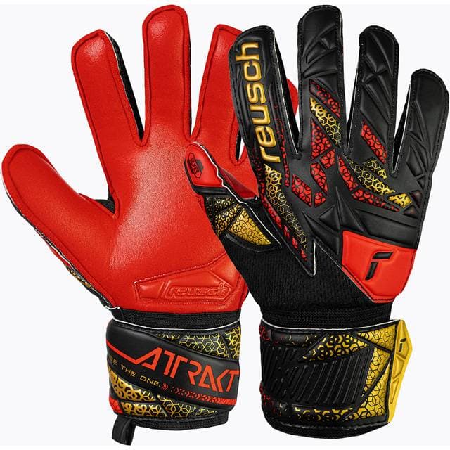 reusch Attrakt Silver Goalkeeper Gloves Juniors