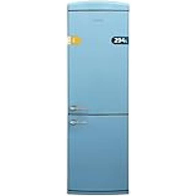 Cecotec Kühl-Gefrierkombination Retro Bolero CoolMarket Combi Origin 294+ Blue E