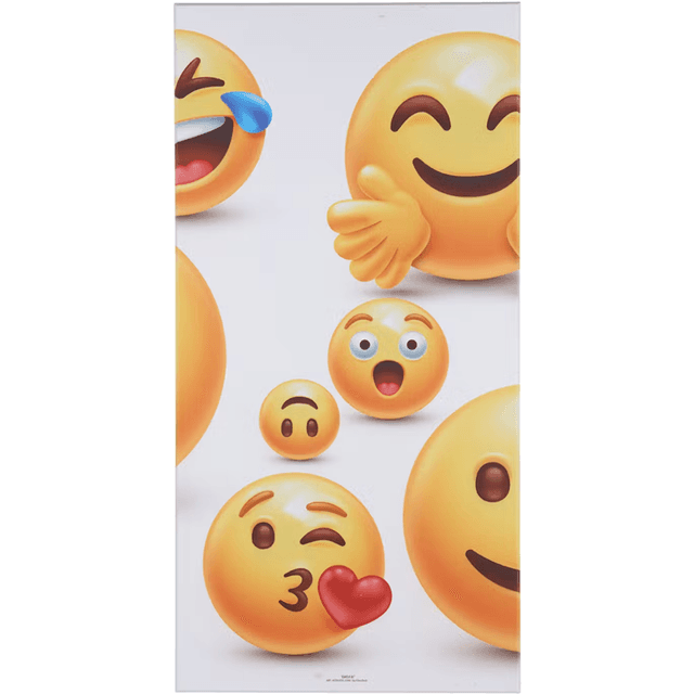 Fibrotech Akustikbillede Emoji I hvid 9x600x1200 mm