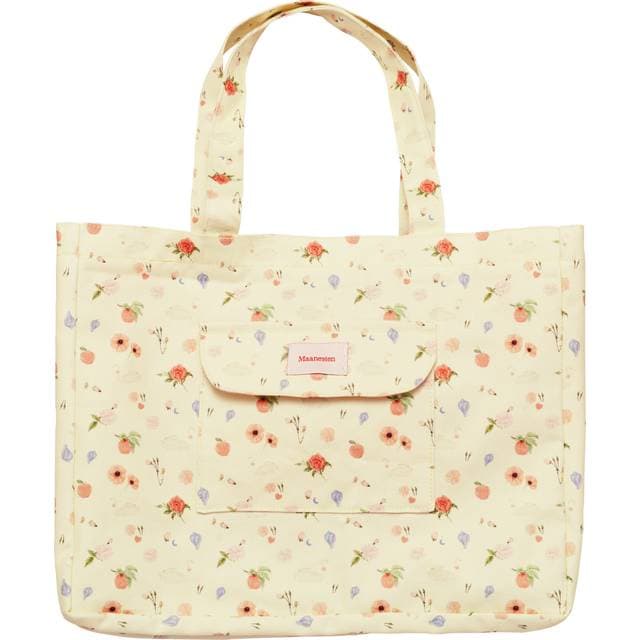 Maanesten Big Canvas Totebag Roses and Shells - One Size