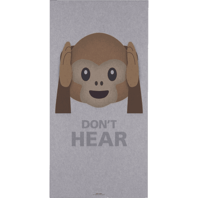 Fibrotech Akustikbillede Abe Don’t Hear 9x600x1200 mm