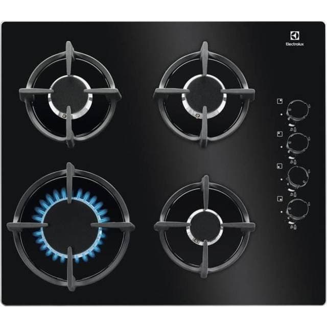 Electrolux KGG6407K Gasherd 4 Flammen 7800 W Schwarz