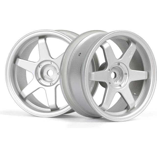 HPI Racing TE37 Wheel 26mm Matte Chrome 3mm Offset