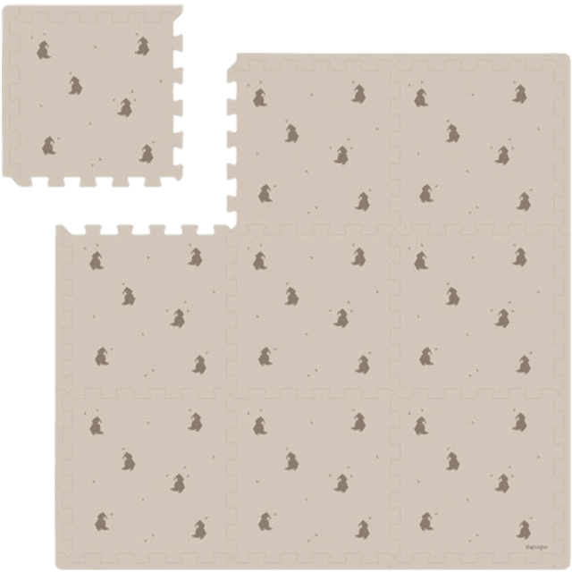 That's Mine Alva foam play mat square Bees and bears