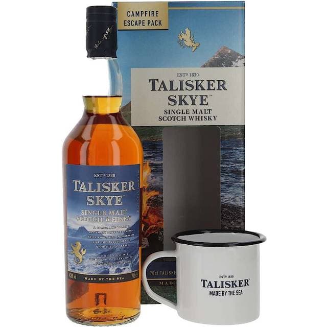 Talisker Talisker Campfire Escape Pack Skye Whisky 1 Emaljekrus 45.8% 70 cl