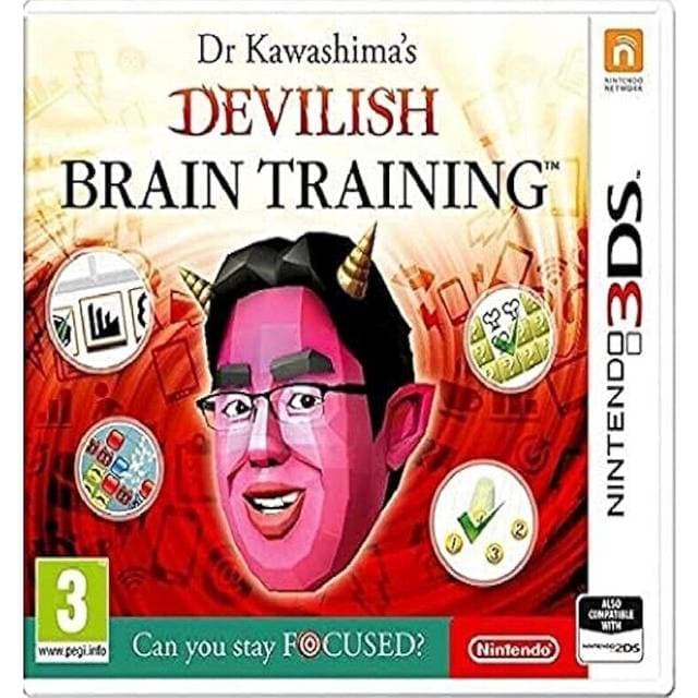 Dr Kawashima's Devilish Brain Training Can You Stay Focused Nintendo 3DS