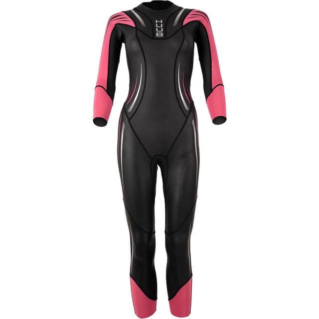 Huub Kvinders Surface Svømmedragt Black Fluo Pink