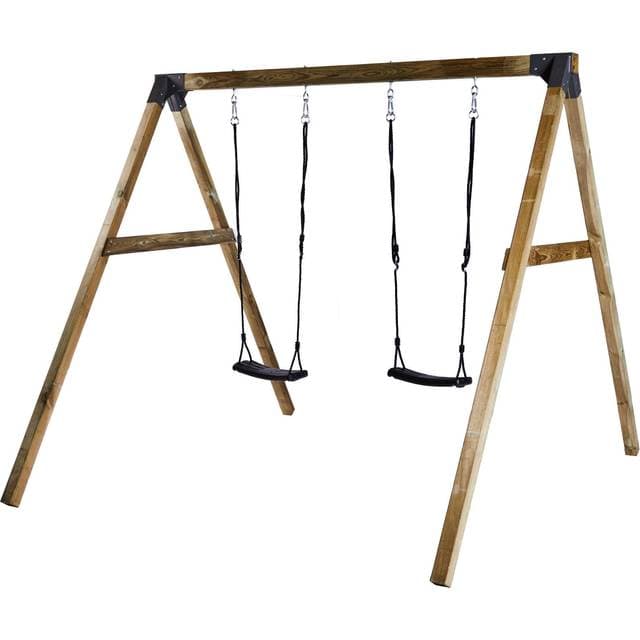 Nordic Play Active Gyngestativ Med 2 Sorte Gyngesæder