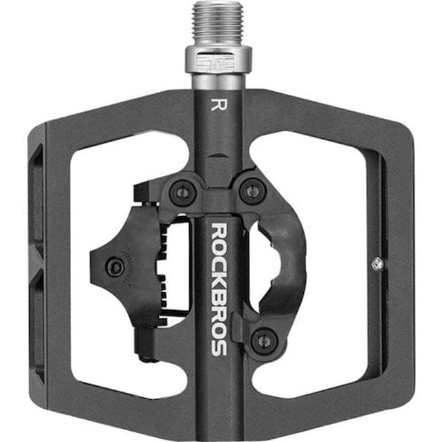 Rockbros PD15-BK Aluminium Alloy Cykel Pedal Set Sort