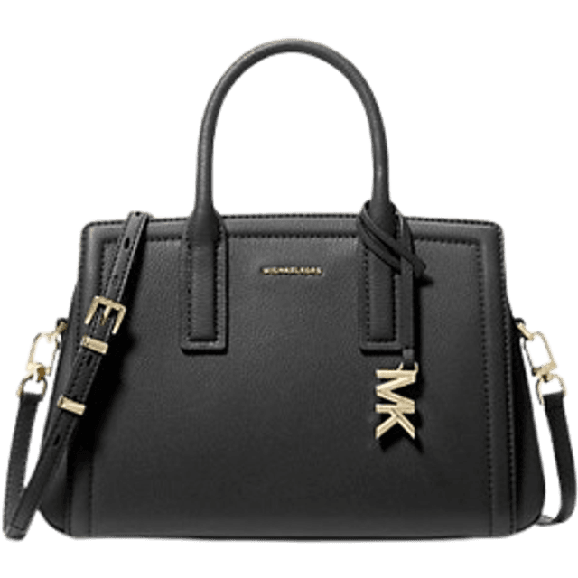 Michael Kors Laila Lille Læder Håndtaske Dame - Sort