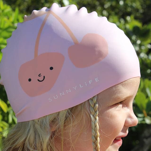 Sunnylife Cotton Candy Cherry Badehat Pink One Size