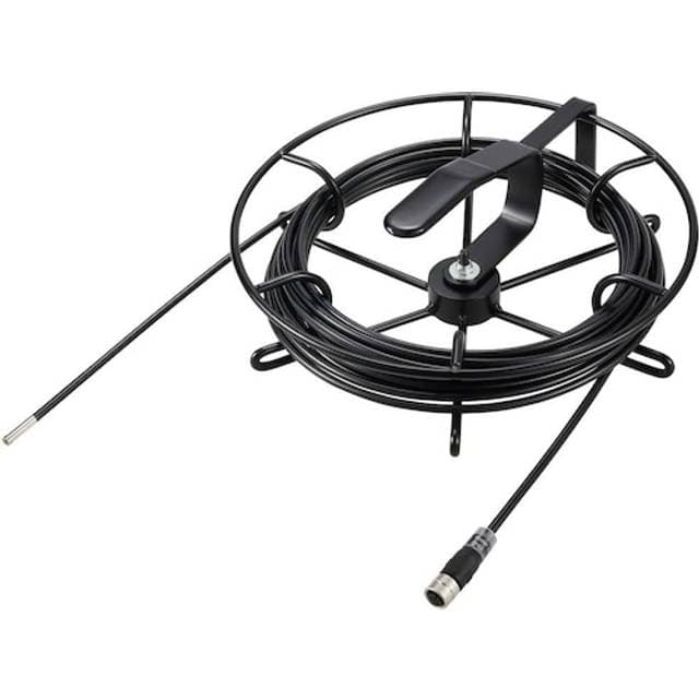 Voltcraft 1000T 10m Spool Endoskop-Sonde Probe Ø 5.5 mm 10 m LED-belysning Vandtæt