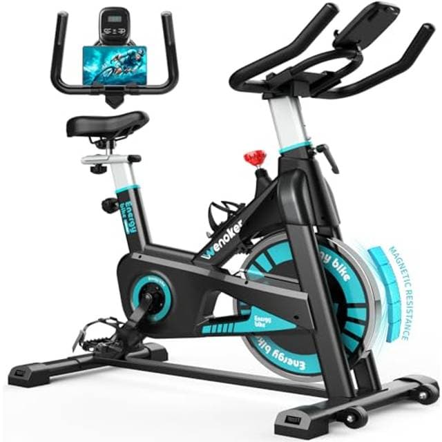 WENOKER Heimtrainers Fahrrad mit Magnetischem Widerstand 160 kg