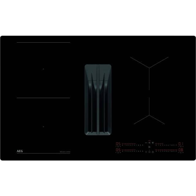 AEG 6000 TH84CB0SCB Induktionskogeplade Med Integreret Emhætte