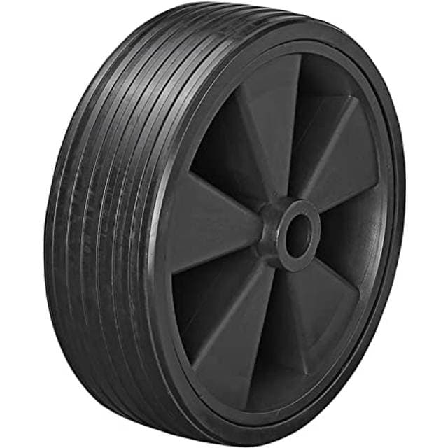 Proplus 341549 Ersatzrad Stützrad Kunststoff-Felge mit Vollgummi-Reifen 220 x 70 mm